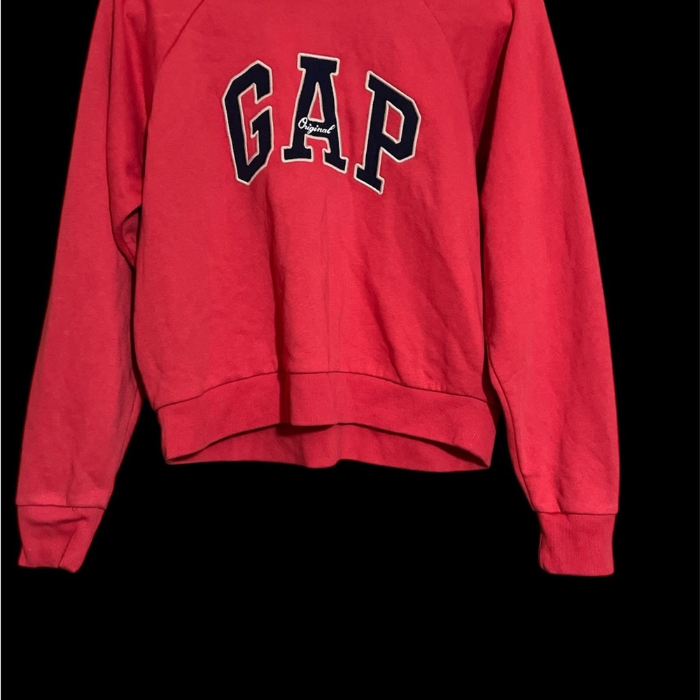 GAP Red Crew Neck Sweater with Logo